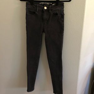 AE Faded black jeans